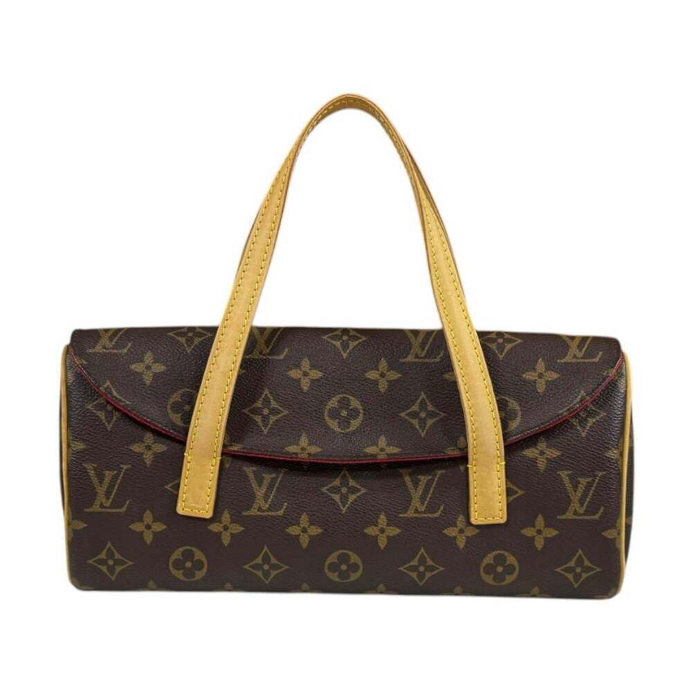 Louis Vuitton Sonatine Monogram Handbag, Canvas, M51902, Brown, Women's, LOUI...